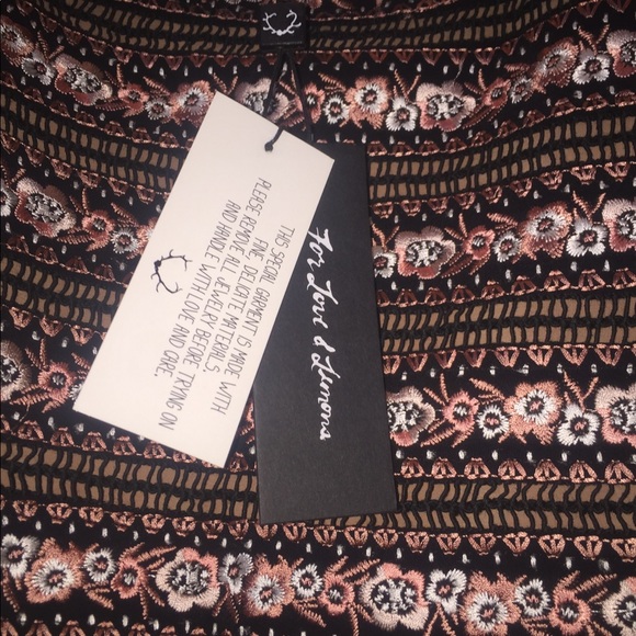 NWT For Love and Lemons Persephone Floral Skirt - Picture 3 of 3